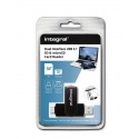 Kaartlezer Integral SD + Micro SD naar 3.1 USB-C USB-A