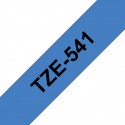 Labeltape Brother P-touch TZE-541 18mm zwart op blauw