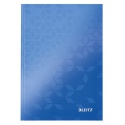 Notitieboek Leitz WOW A5 160blz 90gr lijn blauw