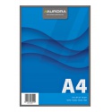 Schrijfblok Aurora A4 ruit 5x5mm 100 vel 60gr blauw