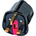 Reisstekker Brennenstuhl adapter GB/UK met aarding  zwart