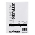 Envelop Papicolor C6 114x162mm metallic parelwit