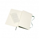 Notitieboek Moleskine large 130x210mm blanco soft cover myrtle green