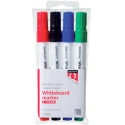 Whiteboardstift Quantore rond 1-1.5mm 4stuks assorti