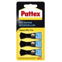 Secondelijm Pattex Classic mini trio tube 3x1gram op blister