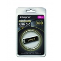 USB-stick Integral 3.0 Secure 360 128GB zwart