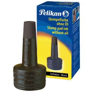 Stempelinkt Pelikan flacon 28ml zwart
