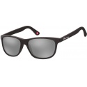 Zonnebril Montana met Revo spiegelglas mat zwart