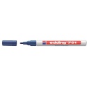 Viltstift edding 751 lakmarker rond 1-2mm blauw