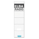 Rug-insteekkaart Elba Rado breed 44x159mm wit