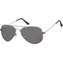 Zonnebril Montana met smoke glas staalkleurig