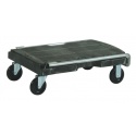 Transportkar Rubbermaid Triple Trolley inklapbaar 225kg zwart