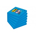 Memoblok 3M Post-it 654 Super Sticky 76x76mm blauw