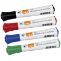 Viltstift Nobo whiteboard Glide rond assorti 3mm 4st