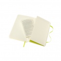 Notitieboek Moleskine pocket 90x140mm lijn soft cover lemon green