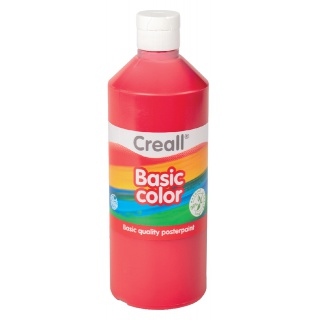 Plakkaatverf Creall basic donkerrood 500ml