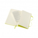 Notitieboek Moleskine pocket 90x140mm blanco hard cover lemon green