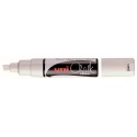 Krijtstift Uni-ball chalk schuin 8.0mm wit