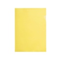 Insteekmap L-model Quantore A4 PP 0.12mm geel 25 stuks