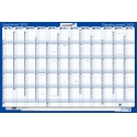 Jaarplanner 2025 Legamaster  1 persoon 90x60cm horizontaal gelamineerd Engelstalig