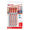 Viltstift edding 3000 rond 1.5-3mm rood blister à 4 stuk