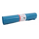 Afvalzak Quantore LDPE T60 120L blauw extra stevig 70x110cm 20 stuks