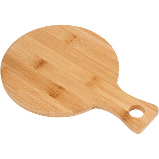 Snijplank Creativ Company rond à 17cm, lengte 24cm bamboe