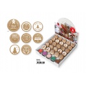 Stempels en stempelkussen Woodies Christmas