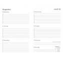 Schoolagenda 2025-2026 Ryam Studie Uni 7dagen/2pagina's rood