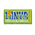 Chocolade Tony's Chocolonely puur amandel zeezout reep 180gr