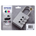 Inktcartridge Epson 35XL T3596 zwart + 3 kleuren