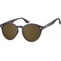 Zonnebril Montana met bruin rond glas turtle