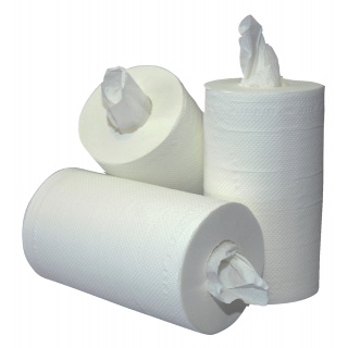Poetsrol Cleaninq Mini 1-laags 21,5xd14cmx120m 11 rollen