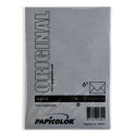 Envelop Papicolor C6 114x162mm ravenzwart pak à 6 stuks