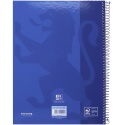 Notitieboek Oxford Classic Europeanbook A4+ 4-gaats lijn 80vel donkerblauw