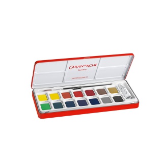 Plakkaatverf Caran d'Ache blik à 15 kleuren