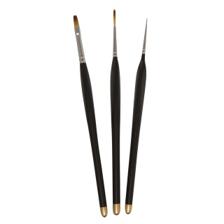 Penselenset Zahn modelbouw 3-delig