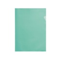 Insteekmap L-model Quantore A4 PP 0.12mm groen 25 stuks