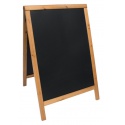 Stoepbord Securit 55x85x3cm teak hout