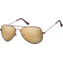 Zonnebril Montana met Revo bruin glas en metalen pootje koffiekleur