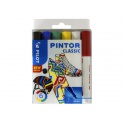 Verfstift Pilot Pintor classic fijn assorti etui à 6 stuks