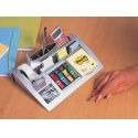 Bureau organiser Post-it C50 zilvergrijs incl inhoud