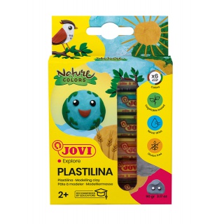 Boetseerklei Jovi Plastalina 15gr natuurkleuren