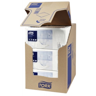 Cocktailservet Tork Advanced 1/4 vouw 2-laags 238x238mm 200 vel wit 477534
