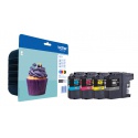 Inktcartridge Brother LC-123VALBP zwart + 3 kleuren