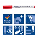 Viltstift Staedtler 301 whiteboard rond assorti 1mm 4stuks