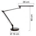 Bureaulamp Unilux Mambo led zwart