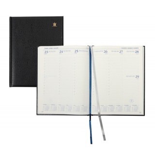 Schoolagenda 2025-2026 18mnd Ryam Executive Mundior 7dagen/2pagina's zwart