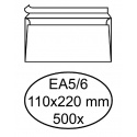 Envelop Quantore bank EA5/6 110x220mm zelfklevend wit 500st.