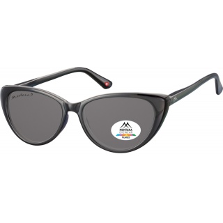 Zonnebril Montana met smoke glas zwart